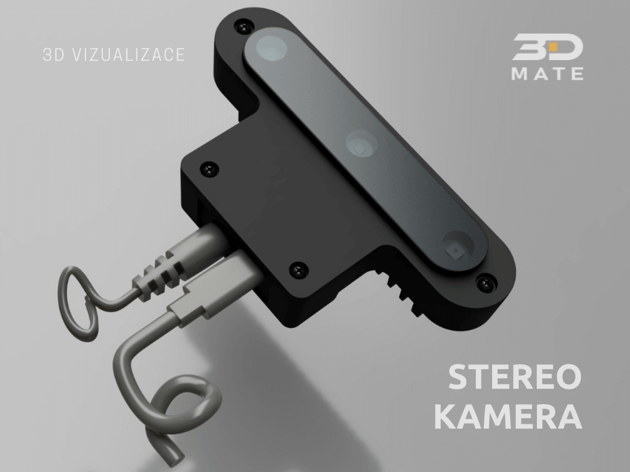 3D vizualizace stereo kamery - 3Dmate.cz